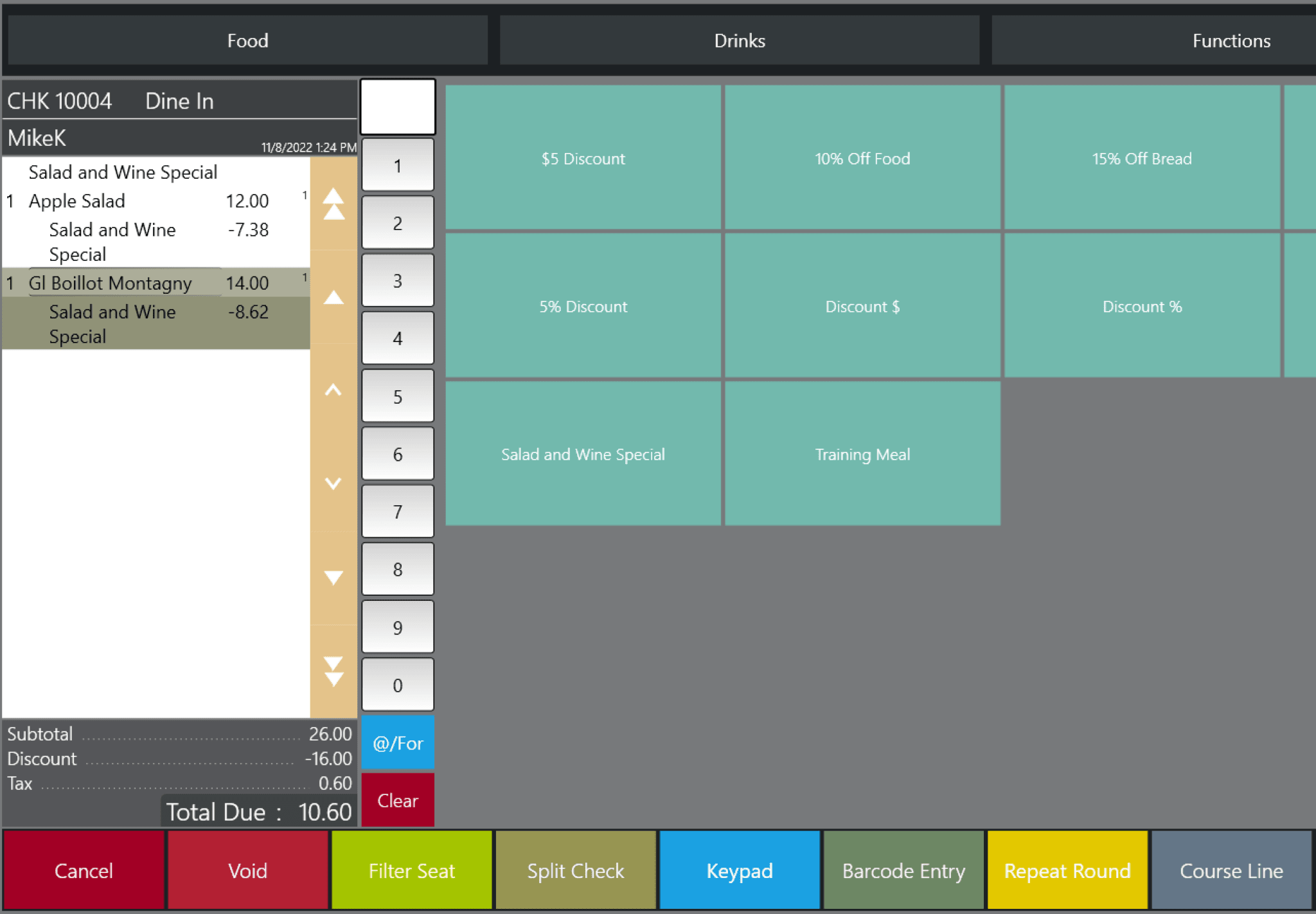 How to add Discounts in Micros Simphony Version 19