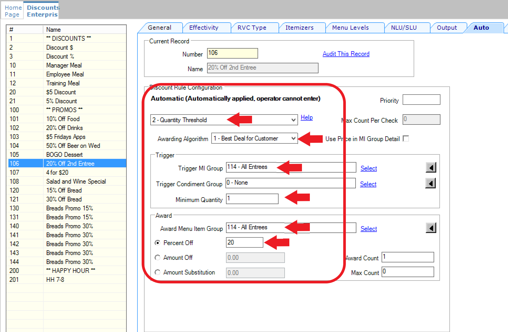 How to setup Automatic Discounts and Promos in Micros Simphony Version ...