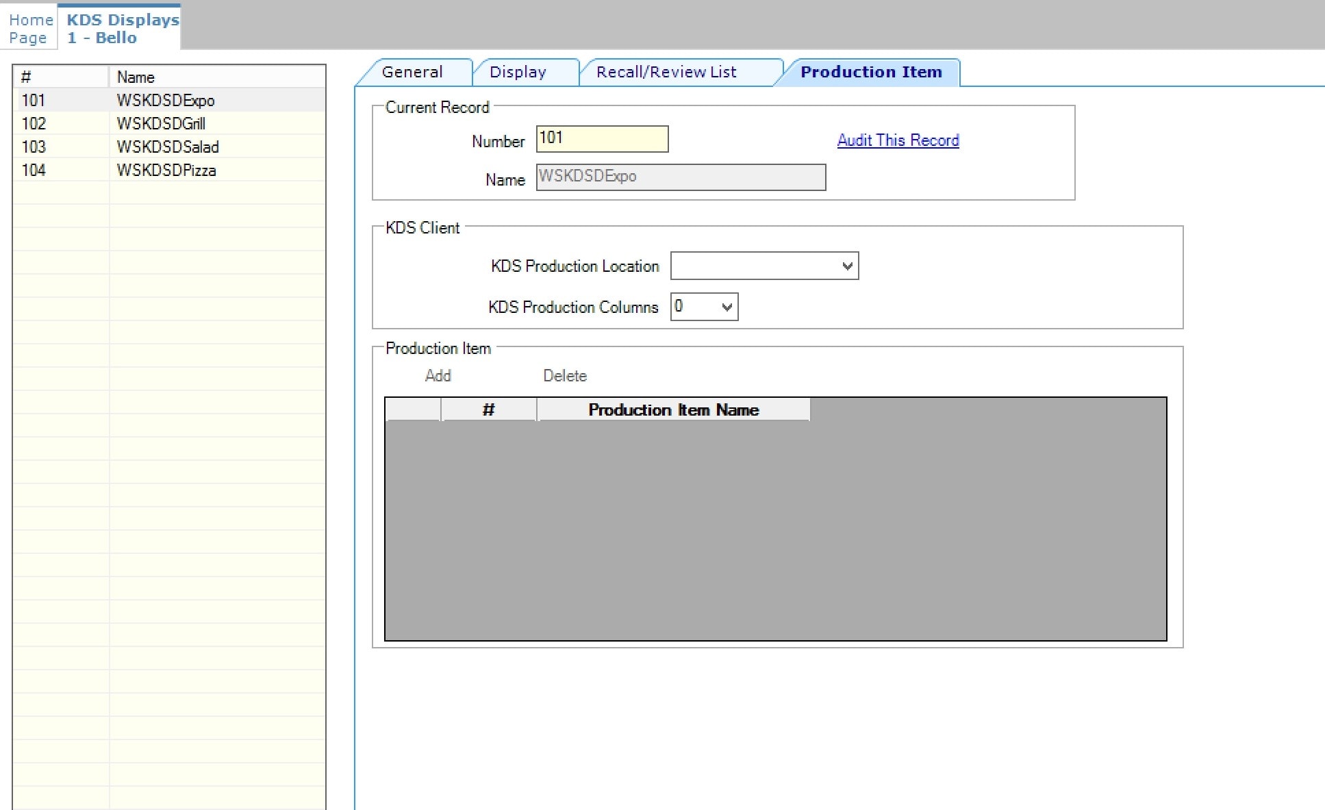 Configure your KDS (Kitchen Display System) in EMC - SimSupport