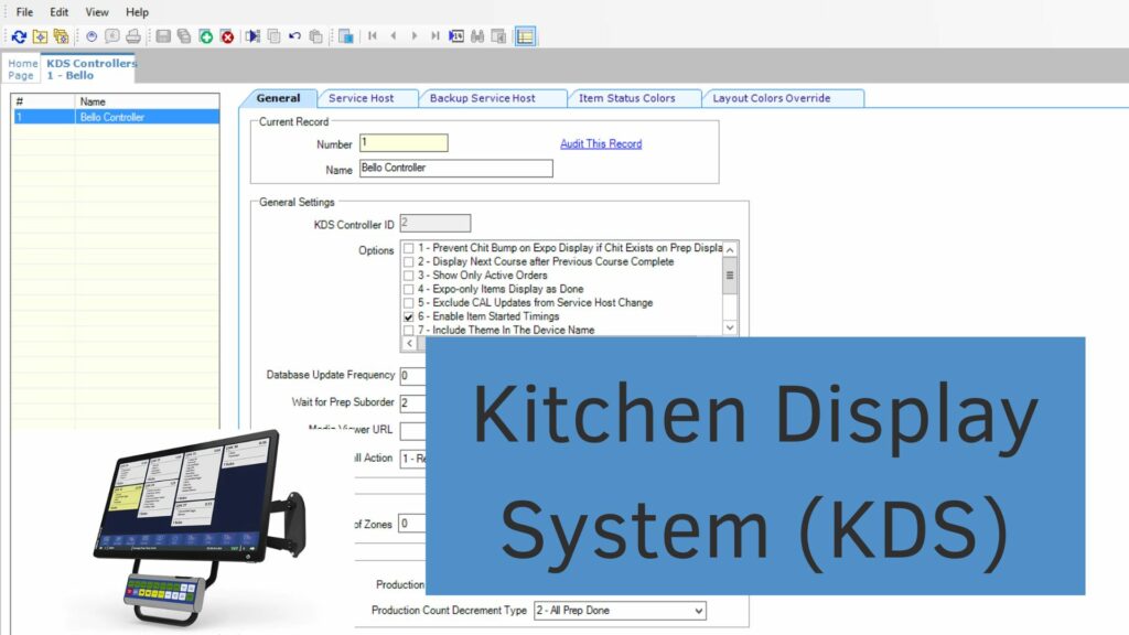 Configure your KDS (Kitchen Display System) in EMC - SimSupport