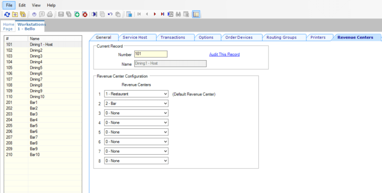 How to Configure your Micros Workstation in Simphony Version 19